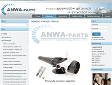 Tablet Screenshot of anwa-parts.pl